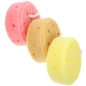 3 Pezzi Spugna da Bagno Miss Bambino Esfoliante Viso Pad Pelle Morta Pad - Foto 1 di 12