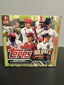 2023 Topps Baseball Holiday Mega Caja 100 Tarjetas 1 Auto/Reliquia Nuevo Sellado - Imagen 1 de 5