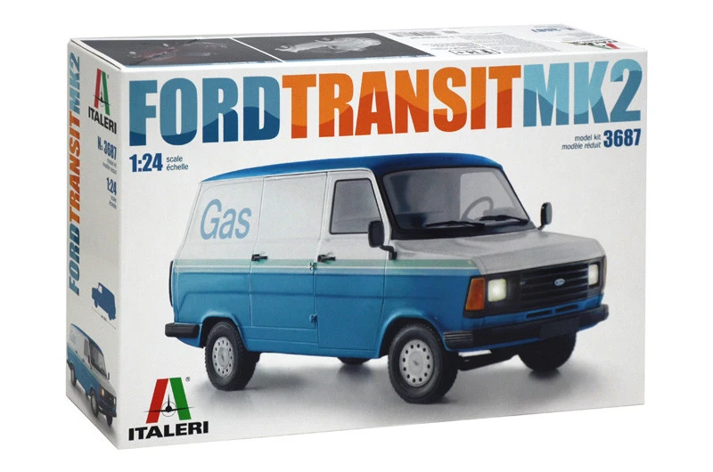 Italeri 3687 - 1/24 Ford Transit Mk2 - Nuovo - Immagine 1 di 1