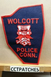 WOLCOTT, CONNECTICUT POLICE SHOULDER PATCH CT - Picture 1 of 2