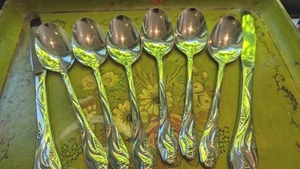 Lot Of 8 Pieces Oneida Lorelei Stainless Flatware - Picture 1 of 2