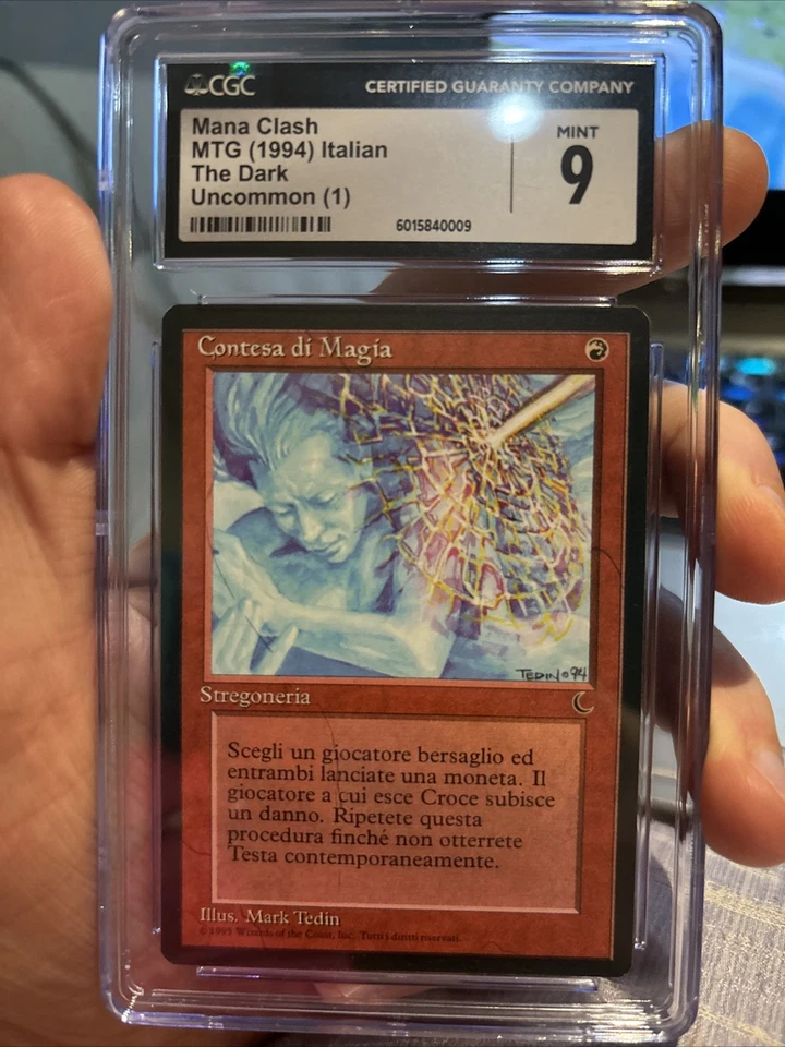 MTG Mana Clash (Italian) - The Dark - CGC Mint 9 - Image 1 of 2