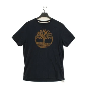 Timberland Women's T-Shirt M Blue 100% Cotton Short Sleeve Round Neck Basic - Picture 1 of 6