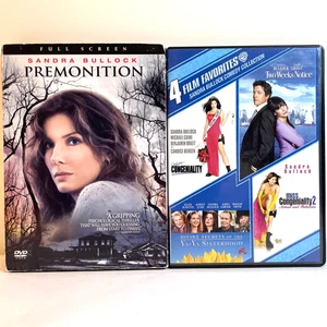 5 SANDRA BULLOCK MOVIES (DVD) Action Comedy Drama Romance Thriller - Picture 1 of 9