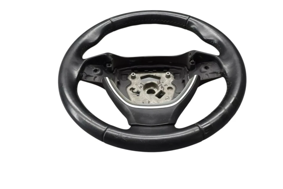 09-15 BMW 740i 740Li 750i 750Li F01 3 Spoke Steering Wheel Leather Black Oem - Image 1 of 4