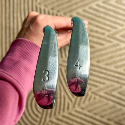 Top Flite Tour 3 and 4 iron Titan Steel Original Rubber Grips Steel Shaft Men RH - Image 1 of 4