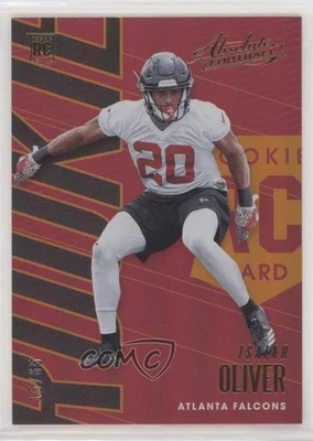 2018 Panini Absolute Rookie Spectrum Orange /65 Isaiah Oliver #146 Rookie RC - Image 1 of 2