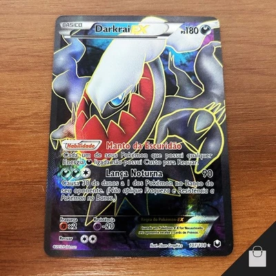 Darkrai EX 107/108 Dark Explorers Pokemon Rare Full Art Brazilian Card LP+/NM - Image 1 of 4