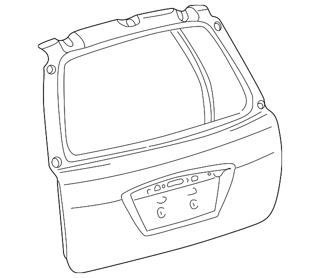 Genuine GM Lift Gate 88969763 - Изображение 1 из 2