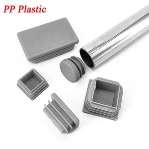 Round/Square End Caps Plastic Tube inserts Bungs Blanking Plugs Furniture Foot - Picture 1 of 70