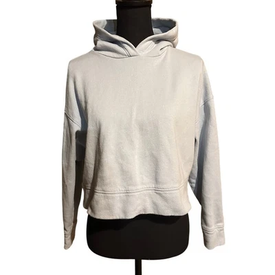 Толстовка с капюшоном укороченная Old Navy светло-голубая женская S маленькая - Изображение 1 из 4