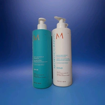 Moroccanoil Mousture Repair Shampoo And Conditioner 16.9 Oz - Image 1 of 2