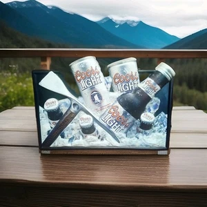 Vintage Coors Light Beer Sign. Lights Up (Read) - Picture 1 of 15