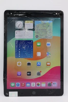 Apple iPad 9.Gen A2602 64GB 10,2" Wifi Grau Displayschaden #5955 - Bild 1 von 4