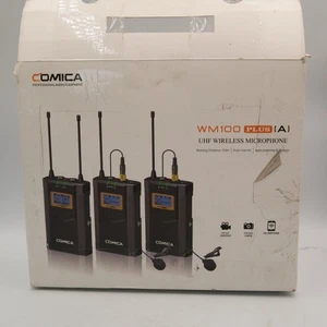CoMica PROFESSIONAL Wireless Dual Lavalier Microphone System CVM-WM100 PLUS - Picture 1 of 6