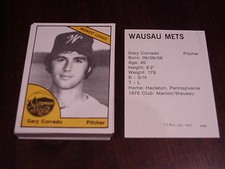 1977 TCMA Baseball Card Lot - GARRY ( GARY ) CORRADO / Hazleton PA / Mets