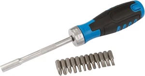 Draper 13 Piece Ratchet Screwdriver Set | Internal Storage | 12x25mm Bits | DIY - Picture 1 of 4