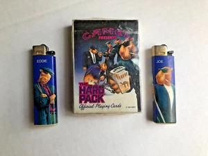 1991 Joe Camel THE HARD PACK Sealed Deck of Playing Cards + 2 Camel Lighters - Picture 1 of 3