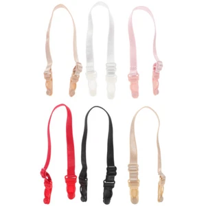 6 Pcs/Set Anti-slip Buckle Bra Shoulder Strap Slide Clip Clips Bras Miss - Picture 1 of 12