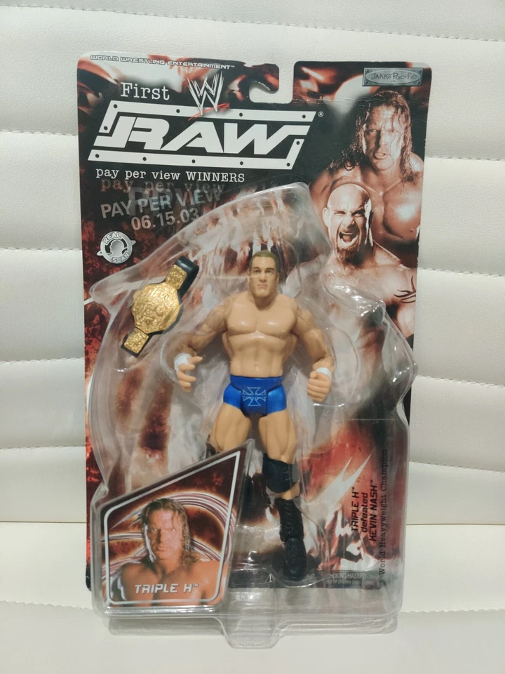 MOC WWE First Raw Pay per View Winners Goldberg Action Figure Jakks Pacific 2003