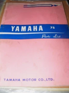CATÁLOGO DE PIEZAS YAMAHA 75 MANUAL EDICIÓN PUÑO     - Imagen 1 de 1