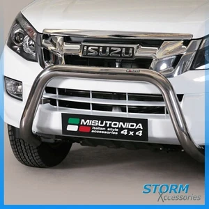 MISUTONIDA FRONT BAR, BULL, NUDGE A-BAR EU APPROVED FOR ISUZU D-MAX 2012-2020 - Picture 1 of 3