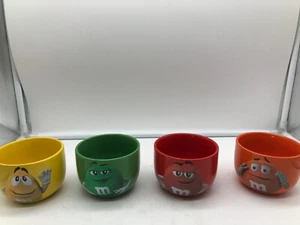 Mars Ceramic 3.5in M&M Bowl Set of 4 BB02B43028 - Picture 1 of 7