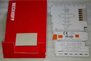 Beckhoff EL3152 2-Channel Analog Input Terminal PLC Single-Ended, 16 Bit - Picture 1 of 2