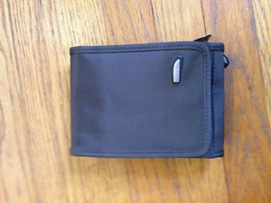 Travelon NWOT Brown X-Small  Cross Body Nylon Wallet Purse - Picture 1 of 12