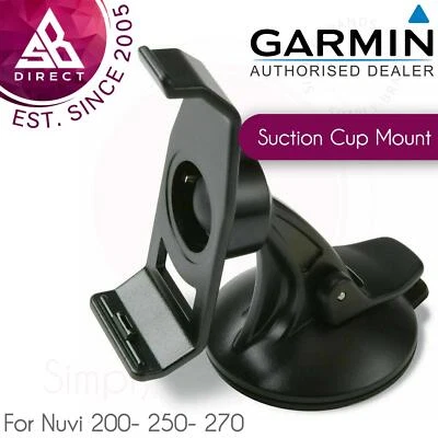 Garmin Car Windshield Suction Cup Mount For Nuvi 200,250,260,270,465 GPS Series - Image 1 of 3