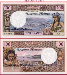 NUEVAS HÉBRIDAS 100 FRANCOS nd 1970 / 77 P 18b UNC envío gratuito desde 100$ - Imagen 1 de 4