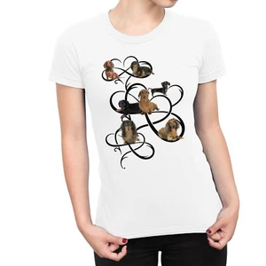 1Tee Damen T-Shirt Dackel Medley - Bild 1 von 5