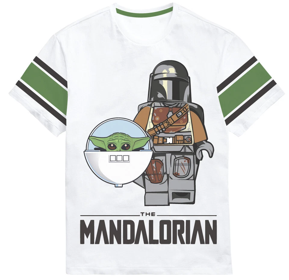LEGO Mandalorian Baby Yoda Little and Big Boys Short Sleeve T Shirt - Image 1 of 1
