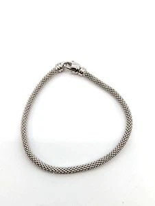 14kt white gold, 8.93 grams, rope bracelet - Picture 1 of 9