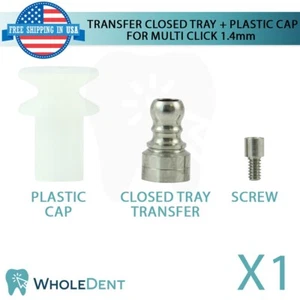 1X Impression Coping Closed Tray Transfer For Multi Unit 1.4mm System Abutment - Picture 1 of 3