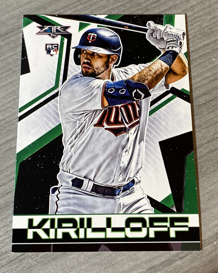 2021 Topps Fire #60 Alex Kirilloff Rookie Base Card RC Minnesota Twins - Image 1 of 1