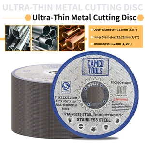 5/10/20Pcs 4.5'' Ultra Thin Metal Cutting Disc Wheel 115mm F Metal Angle Grinder - Bild 1 von 11