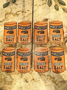 8 Vintage Worcester Ivory Salt Advertising Queen Victoria Sewing Needles - Picture 1 of 8