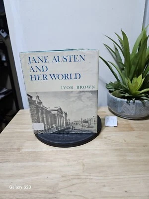 Jane Austen and Her World By Ivor Brown 1966 First Edition Hardcover Dust Jacket - Image 1 of 4