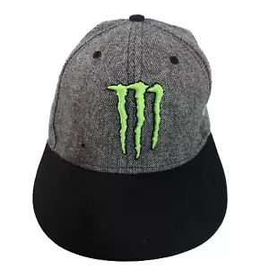 Monster Energy Black Tweed New Era Hat 7 1/8 Fitted Hat 59Fifty - Bild 1 von 11