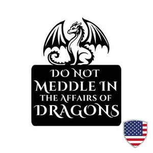 Letrero de Dragón No Metas - Arte de Metal Dragón Gracioso 🐉✨ | Hecho en EE. UU. - Imagen 1 de 14