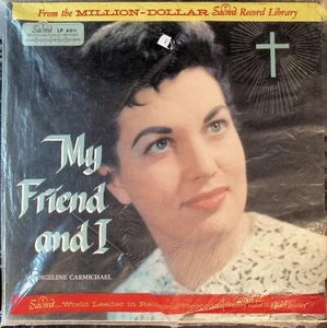 Evangeline Carmichael My Friend And I Red Vinyl Sacred LP8011 XTIAN Shrink VG+ - Picture 1 of 4