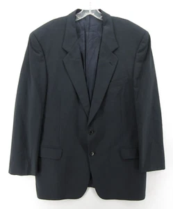 VINTAGE Valentino Sport Coat Men 44 Blue Uomo Bloomingdales Blazer Wool Jacket - Picture 1 of 14