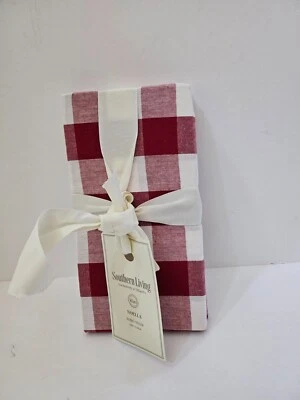 SOUTHERN LIVING Gingham Noella Plaid Euro Sham 26"X 26" New - Image 1 of 2