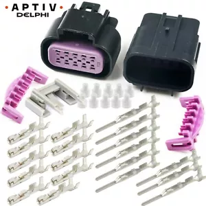 Delphi 10-Pin 15AMP GT 150 Gauge 22 20 GA Wire, 10-Conductor Sealed Connector - Picture 1 of 6