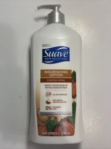 Suave Skin Solutions Body Lotion, Cocoa Shea, 18 oz, NEW Nourishing 24 Hour - Picture 1 of 1