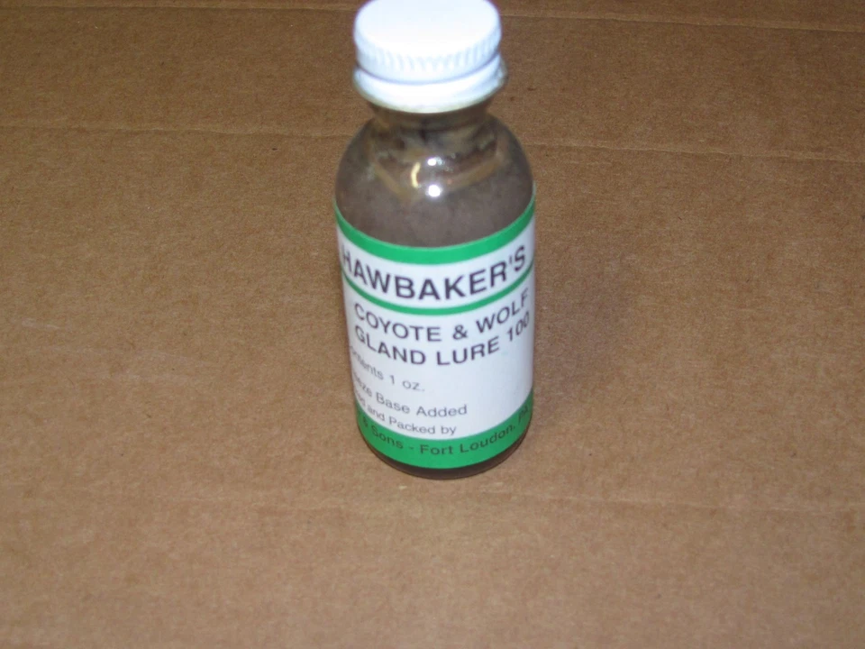 Hawbaker's coyote & wolf gland 100 trapping scent duke, victor, bridger SALE