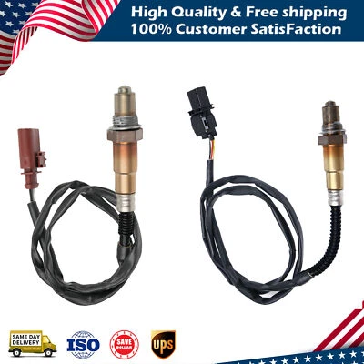 Kit de sensor de oxígeno O2 ascendente y descendente de 2 piezas para Audi A4 Quattro 2005-2009 2,0 L Foto 1 de 4