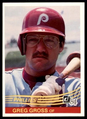 1984 Donruss Greg Gross . Philadelphia Phillies #285 - Image 1 of 2
