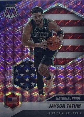 JAYSON TATUM 2020-21 Mosaic National Pride Pink Camo Prizm BGS 10 POP 1 Gem Mint - Image 1 of 2